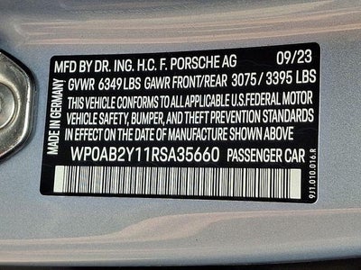 2024 Porsche Taycan 4S