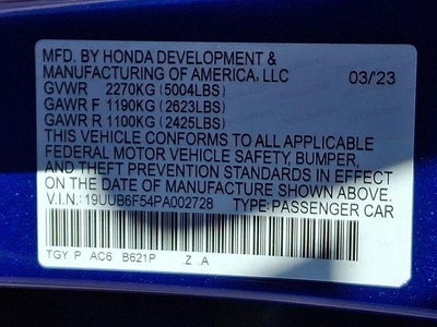 2023 Acura TLX A-SPEC Package
