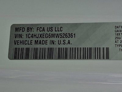 2021 Jeep Wrangler Unlimited Sahara Altitude 4x4