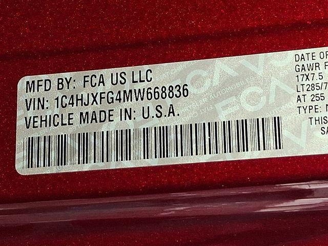 2021 Jeep Wrangler Unlimited Rubicon 4X4