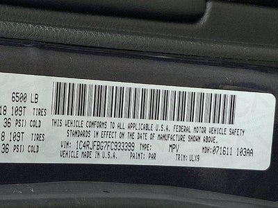 2015 Jeep Grand Cherokee Limited