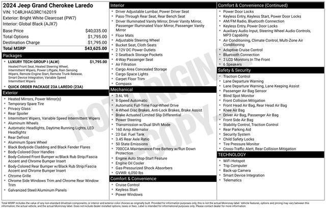 2024 Jeep Grand Cherokee Laredo