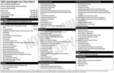 2025 Jeep Wrangler 4xe Sahara
