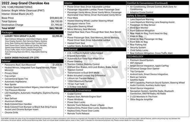 2022 Jeep Grand Cherokee 4xe Base