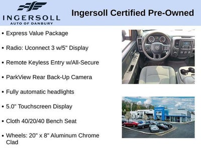 2018 RAM 1500 Express Quad Cab 4x4 6'4" Box