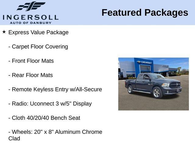 2018 RAM 1500 Express Quad Cab 4x4 6'4" Box