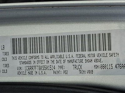 2019 RAM 1500 Classic Express Quad Cab 4x4 6'4" Box