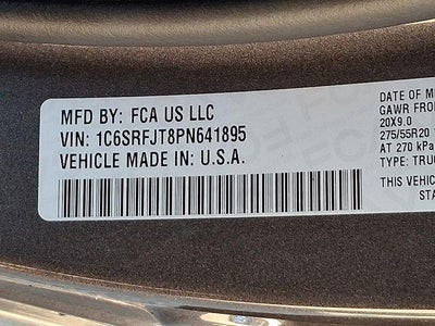 2023 RAM 1500 Laramie Crew Cab 4x4 5'7" Box