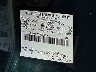 2011 Ford Super Duty F-350 DRW XL