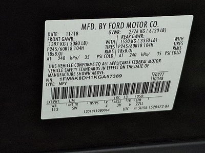 2019 Ford Explorer XLT