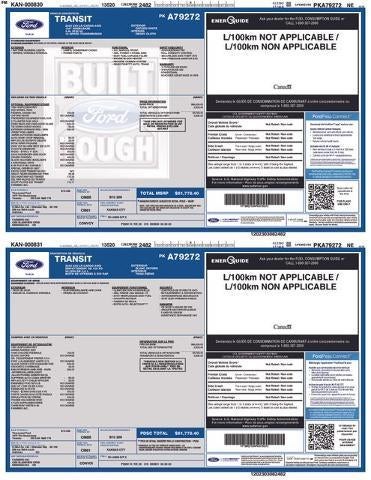 2023 Ford Transit Cargo Van Base
