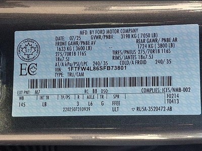 2025 Ford F-150 Tremor