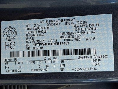 2024 Ford F-150 Tremor
