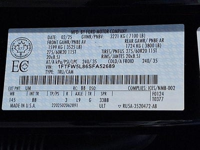 2025 Ford F-150 LARIAT