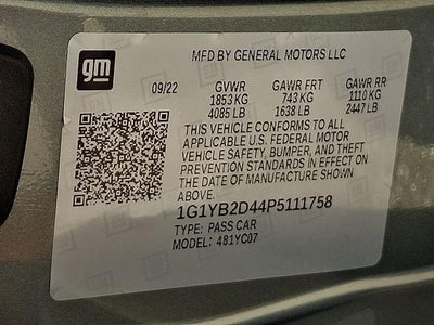 2023 Chevrolet Corvette Stingray 2LT