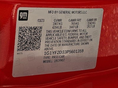 2023 Chevrolet Corvette Z06 3LZ