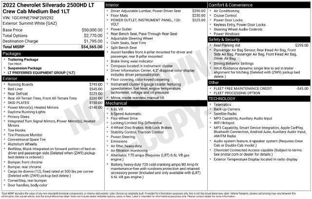 2022 Chevrolet Silverado 2500 HD LT