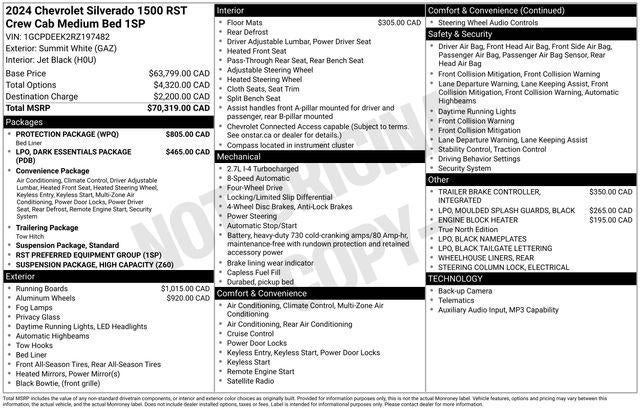 2024 Chevrolet Silverado 1500 RST