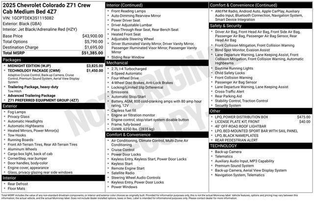 2025 Chevrolet Colorado 4WD Z71