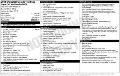 2024 Chevrolet Colorado Trail Boss