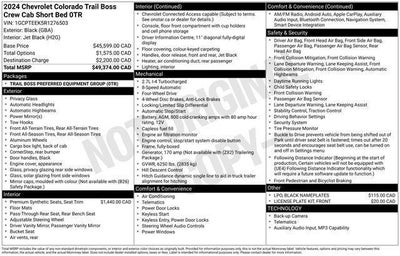 2024 Chevrolet Colorado Trail Boss