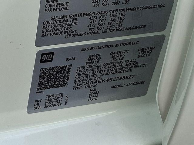 2025 Chevrolet Silverado 1500 WT