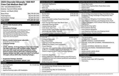 2025 Chevrolet Silverado 1500 RST