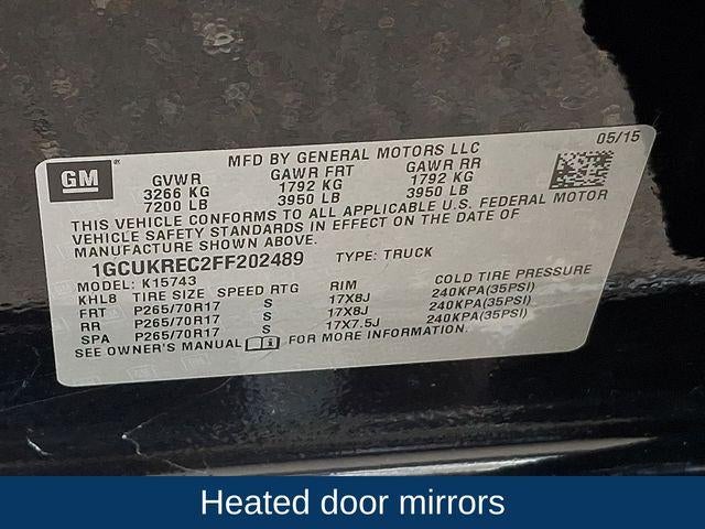 2015 Chevrolet Silverado 1500 LT