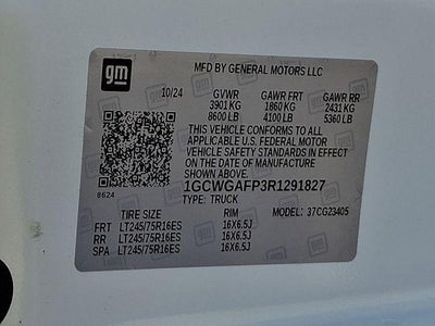 2024 Chevrolet Express Cargo 2500 Base