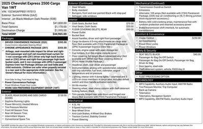 2025 Chevrolet Express Cargo Base