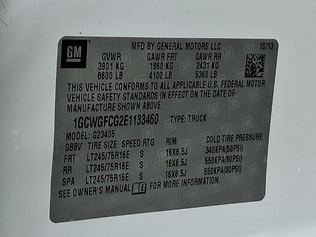 2014 Chevrolet Express Cargo 2500 Base