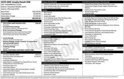 2025 GMC Acadia AWD Denali