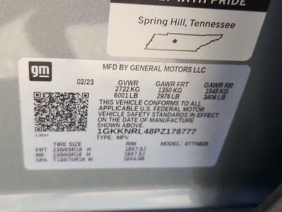 2023 GMC Acadia SLE