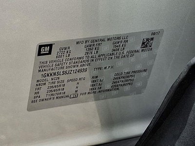 2018 GMC Acadia SLE