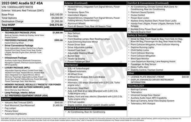 2023 GMC Acadia SLT