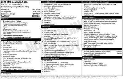 2021 GMC Acadia SLT