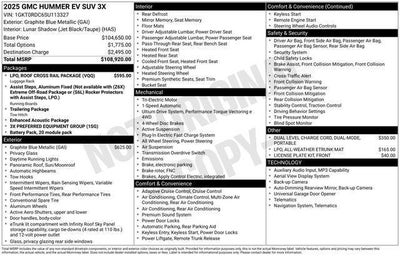 2025 GMC HUMMER EV SUV 3X