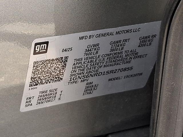 2025 Chevrolet Tahoe LT