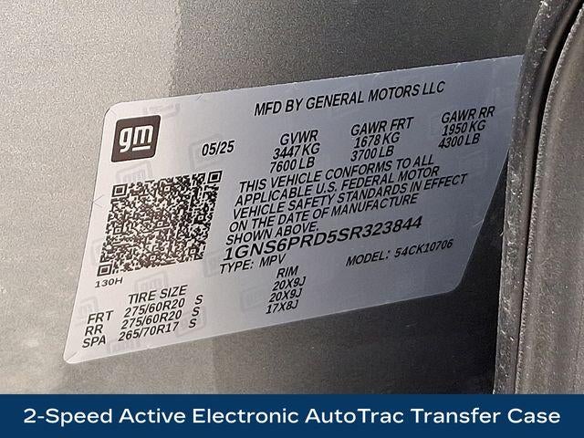 2025 Chevrolet Tahoe Z71