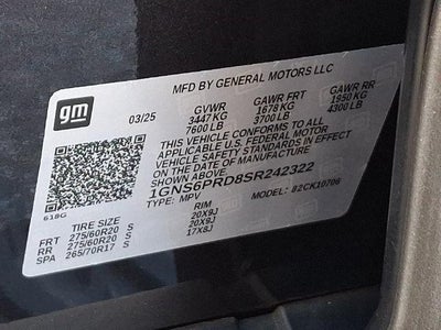 2025 Chevrolet Tahoe Z71