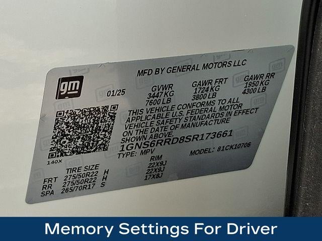 2025 Chevrolet Tahoe RST