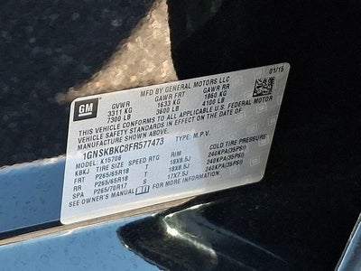 2015 Chevrolet Tahoe LT