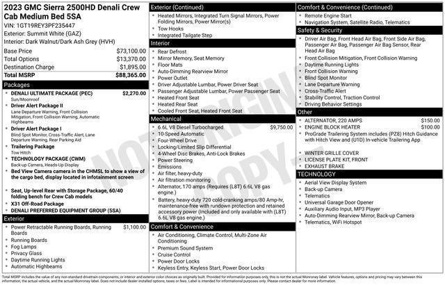 2023 GMC Sierra 2500 HD Denali