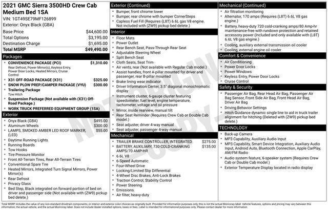 2021 GMC Sierra 3500 HD Base