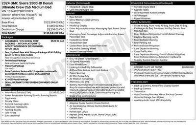 2024 GMC Sierra 2500 HD Denali Ultimate