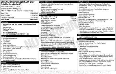 2026 GMC Sierra 2500 HD AT4
