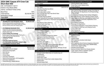 2026 GMC Canyon AT4