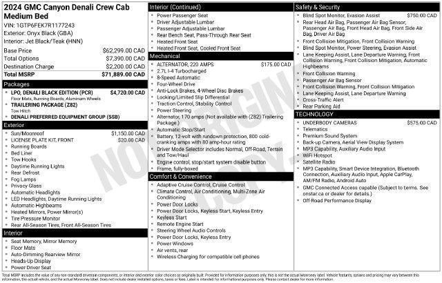 2024 GMC Canyon Denali