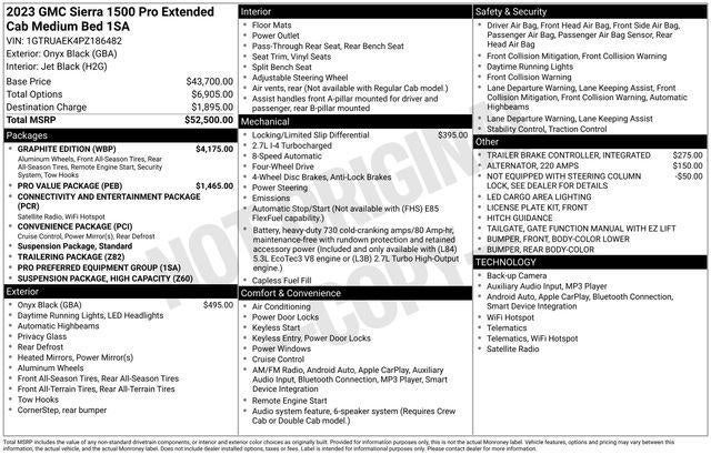 2023 GMC Sierra 1500 Pro
