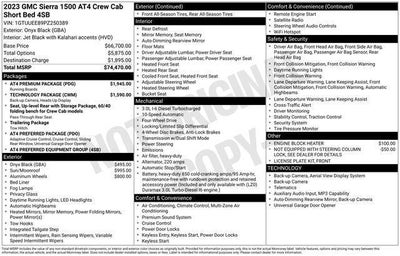 2023 GMC Sierra 1500 AT4